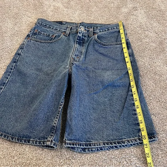 LEVI'S 550 Levi Shorts Men’s Size 33 Denim Blue Jean Bermuda Jorts Shorts 10” in - Picture 6 of 12